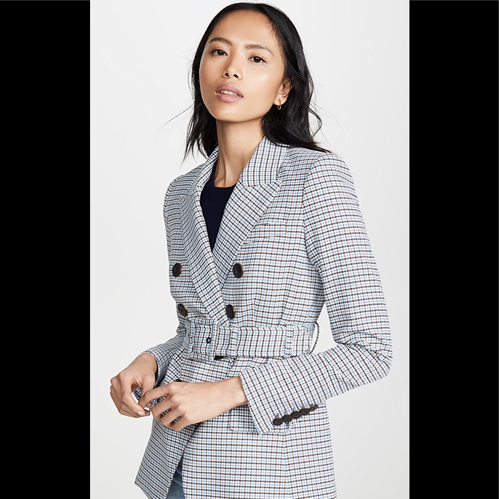 Nwt Veronica Beard Harvery Belted Blazer